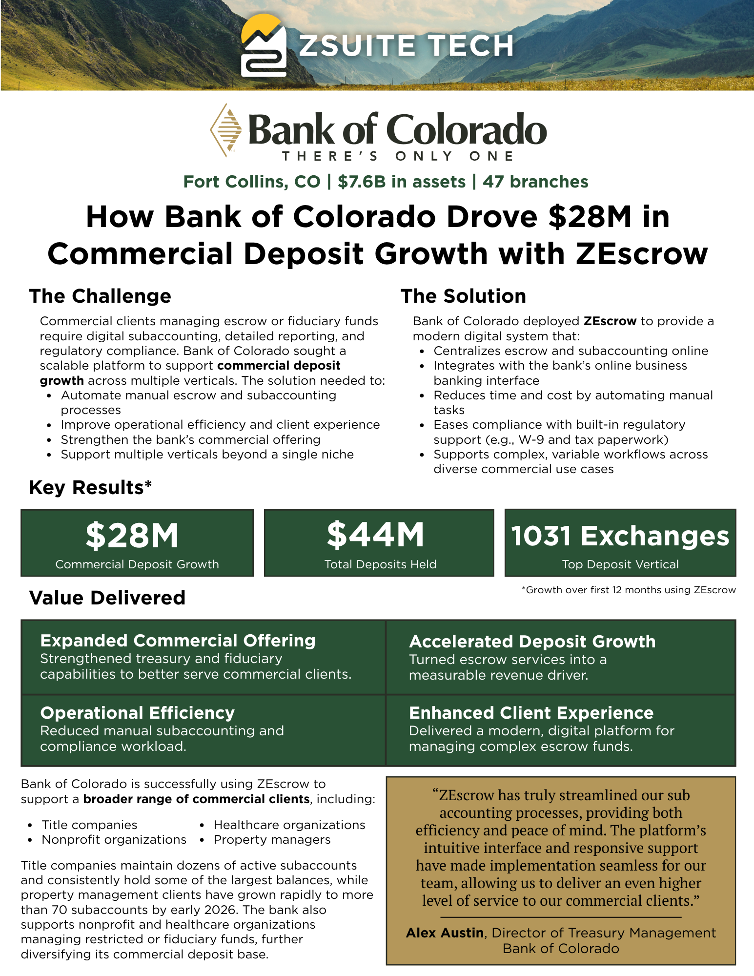 Bank of Colorado case study