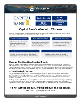 Capital Bank case study on Operational Efficiency