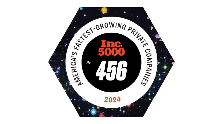 Number 456 on the Inc 5000 list