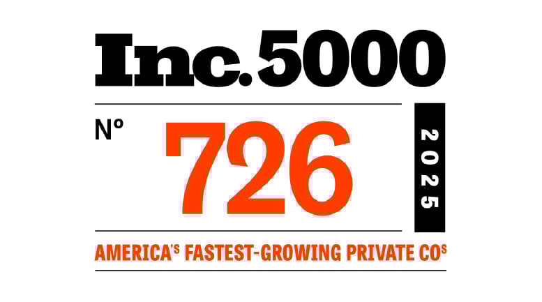 Number 726 on the Inc 5000 list