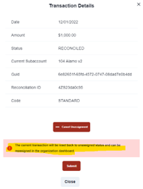 Transaction Details